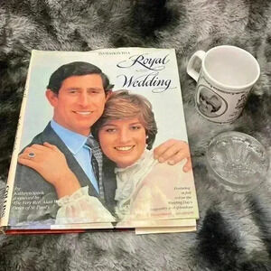 Vintage  Royal wedding trio